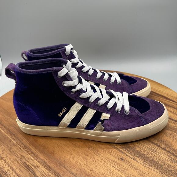 adidas Other - Adidas Matchcourt High RX Na-Kel Smith Shoes Mens 8 Purple Velvet Skate Comfort